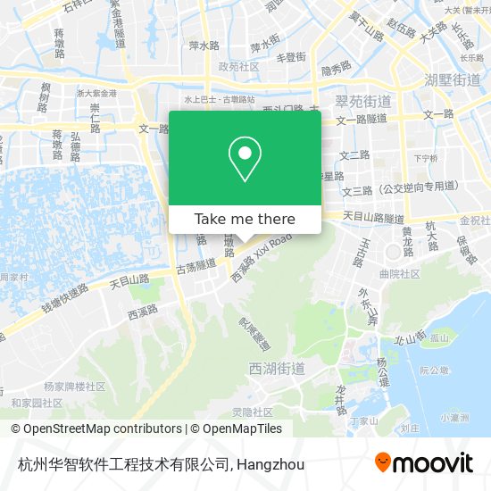 杭州华智软件工程技术有限公司 map