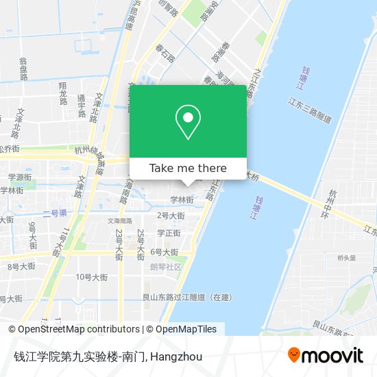 钱江学院第九实验楼-南门 map