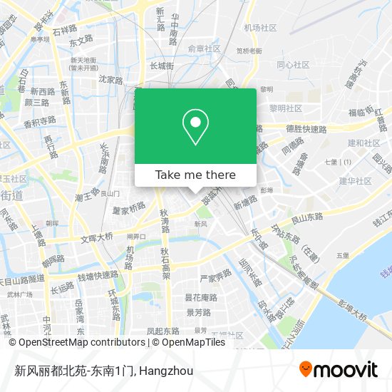 新风丽都北苑-东南1门 map