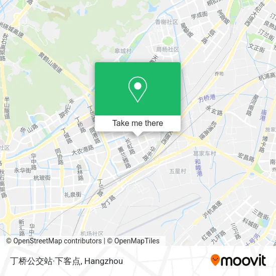 丁桥公交站·下客点 map