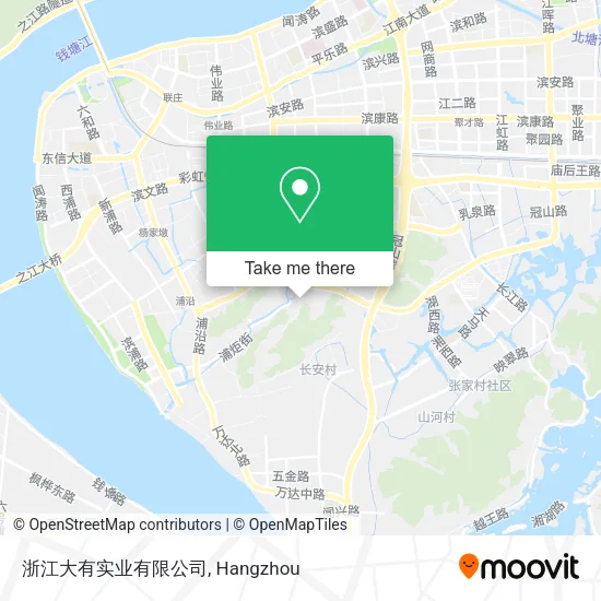 浙江大有实业有限公司 map