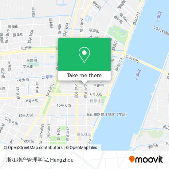 浙江物产管理学院 map