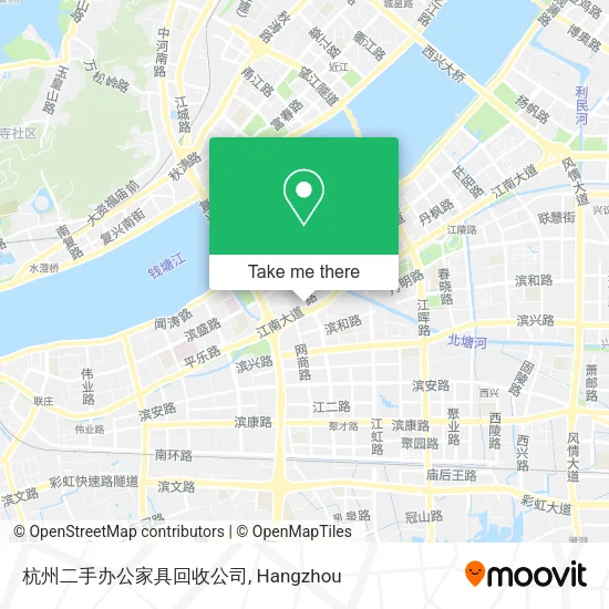 杭州二手办公家具回收公司 map