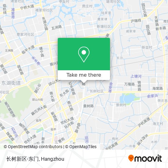 长树新区-东门 map