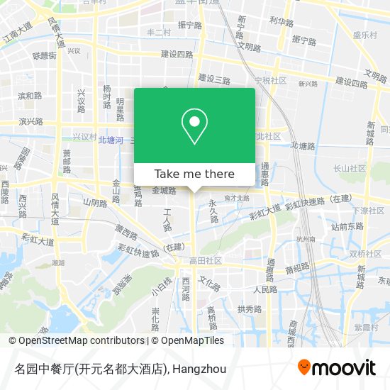 名园中餐厅(开元名都大酒店) map