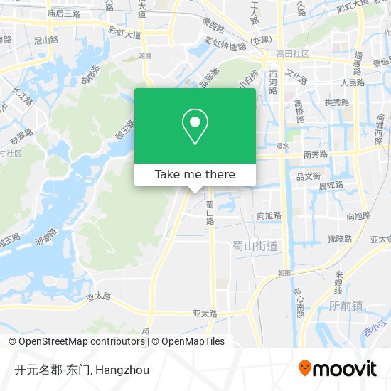 开元名郡-东门 map