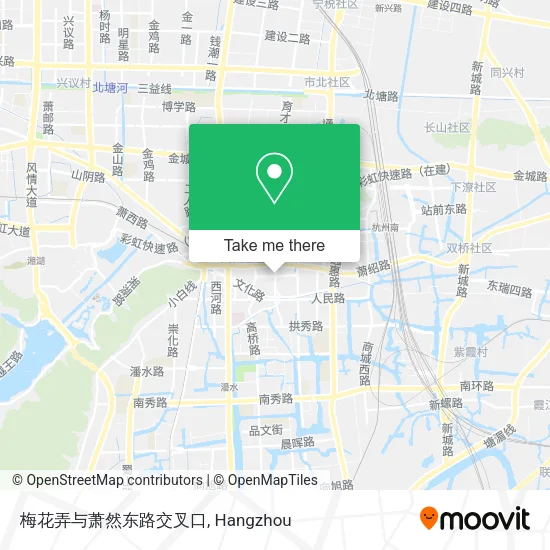 梅花弄与萧然东路交叉口 map