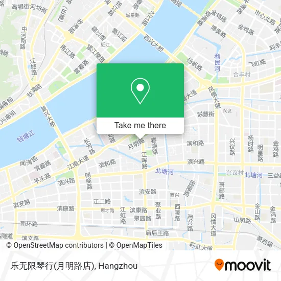 乐无限琴行(月明路店) map