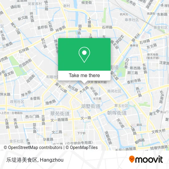 乐堤港美食区 map