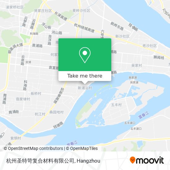 杭州圣特苛复合材料有限公司 map