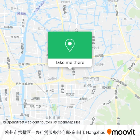 杭州市拱墅区一兴租赁服务部仓库-东南门 map