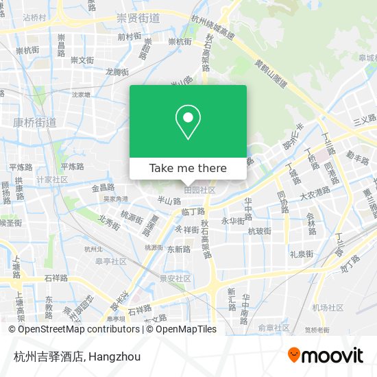 杭州吉驿酒店 map