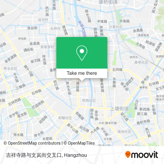 吉祥寺路与文岚街交叉口 map