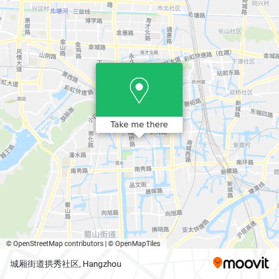 城厢街道拱秀社区 map