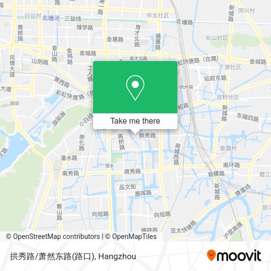 拱秀路/萧然东路(路口) map