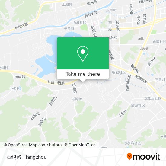 石鸽路 map