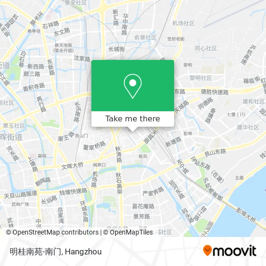 明桂南苑-南门 map