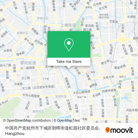 中国共产党杭州市下城区朝晖街道虹园社区委员会 map