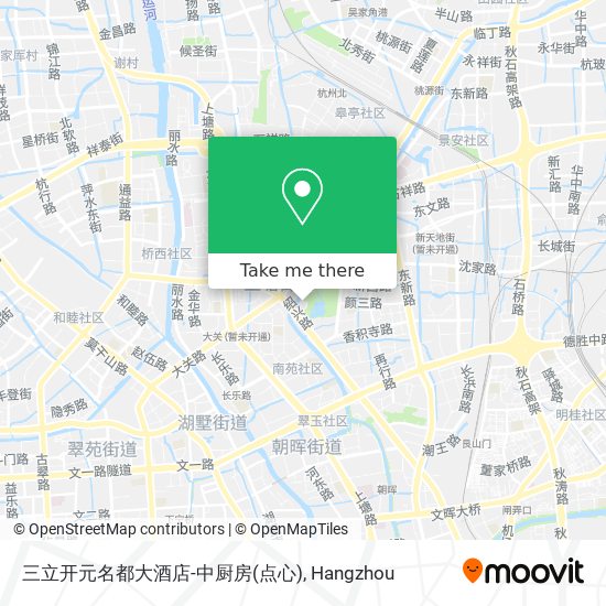 三立开元名都大酒店-中厨房(点心) map