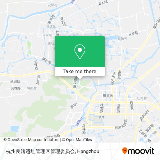 杭州良渚遗址管理区管理委员会 map