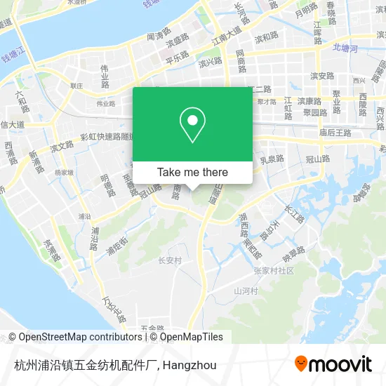 杭州浦沿镇五金纺机配件厂 map