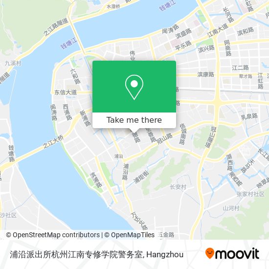 浦沿派出所杭州江南专修学院警务室 map