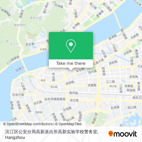 滨江区公安分局高新派出所高新实验学校警务室 map