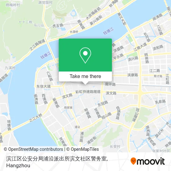 滨江区公安分局浦沿派出所滨文社区警务室 map