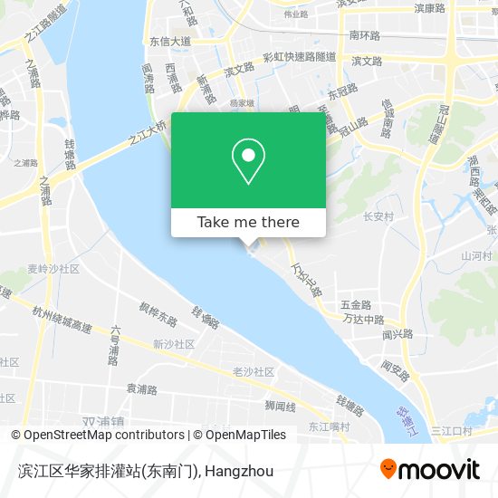 滨江区华家排灌站(东南门) map