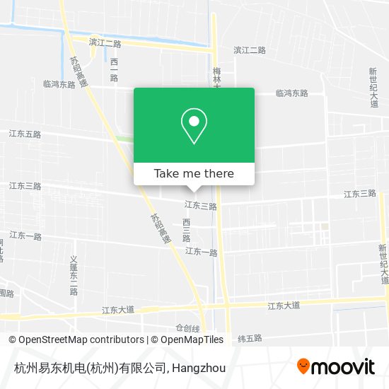 杭州易东机电(杭州)有限公司 map