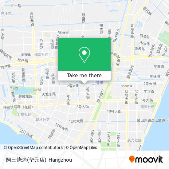 阿三烧烤(华元店) map