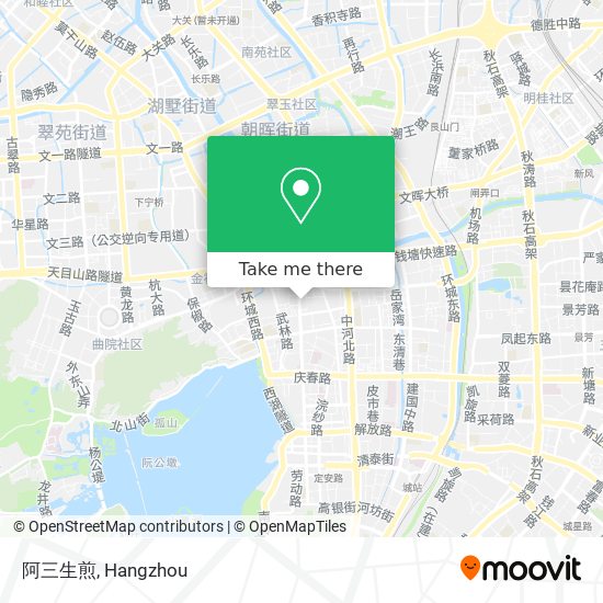 阿三生煎 map