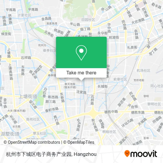 杭州市下城区电子商务产业园 map