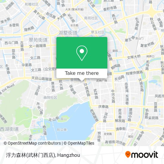 浮力森林(武林门西店) map