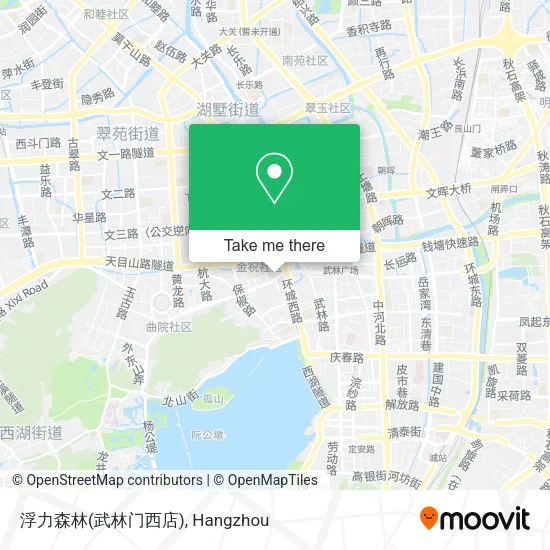 浮力森林(武林门西店) map