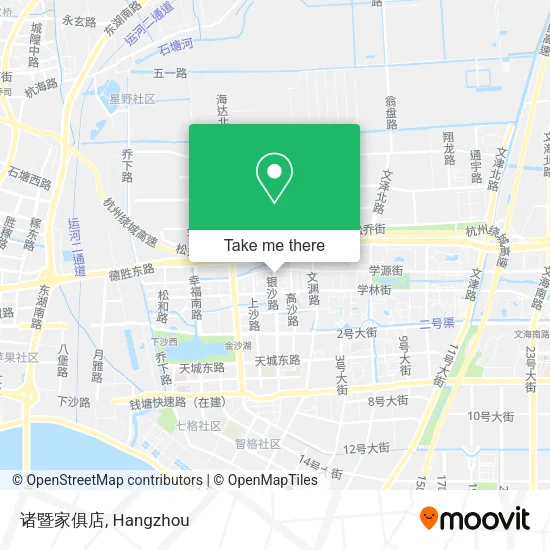 诸暨家俱店 map