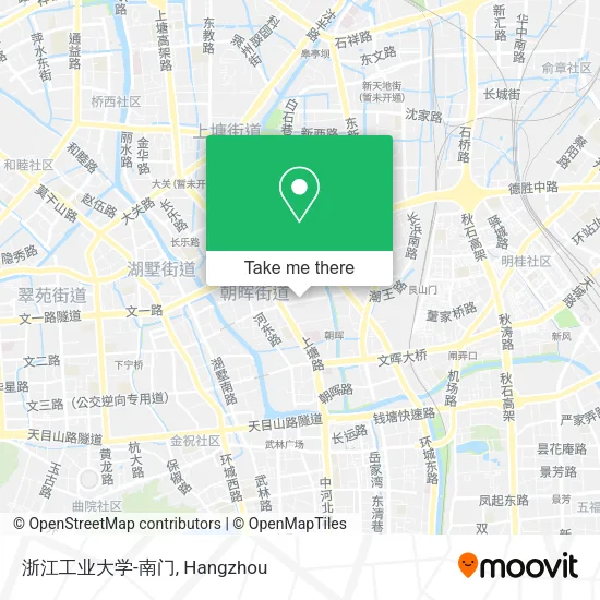 浙江工业大学-南门 map