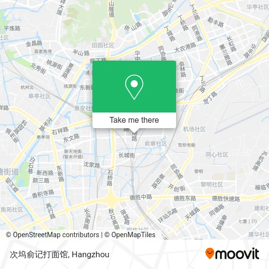 次坞俞记打面馆 map