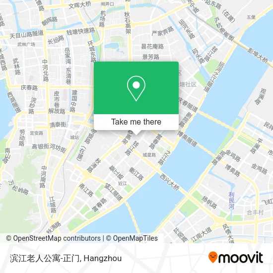 滨江老人公寓-正门 map