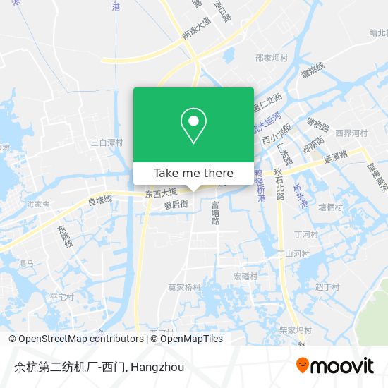 余杭第二纺机厂-西门 map