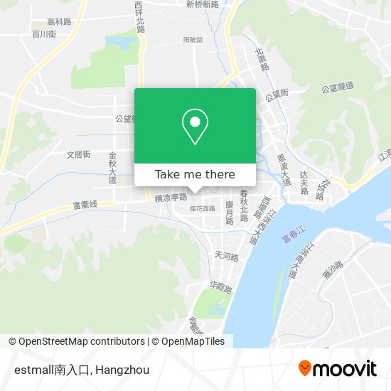 estmall南入口 map