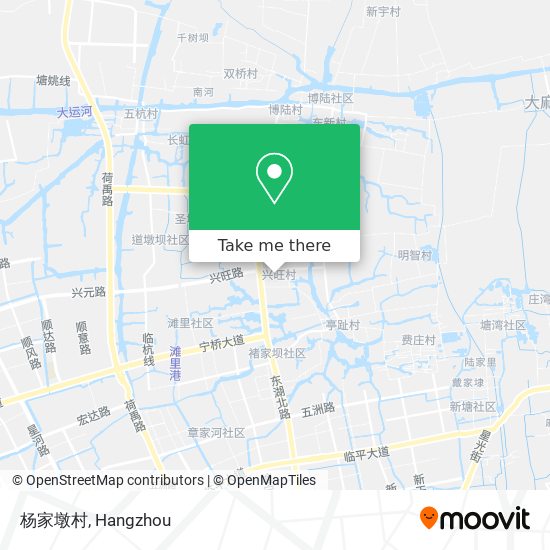 杨家墩村 map