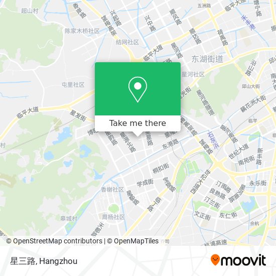 星三路 map