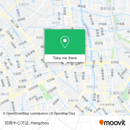 招商中心万达 map