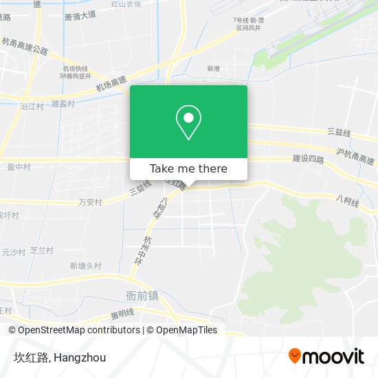 坎红路 map