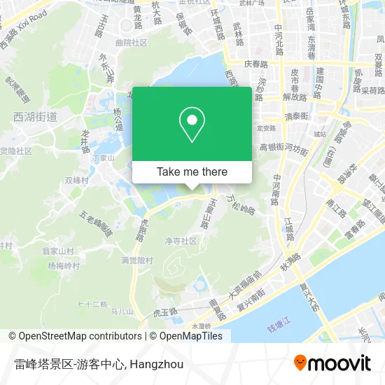 雷峰塔景区-游客中心 map