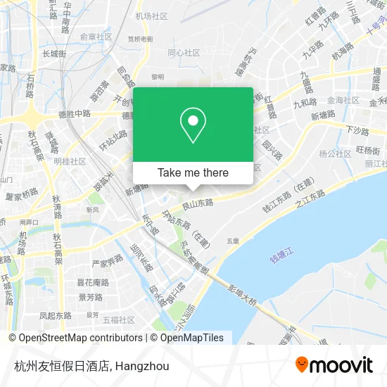 杭州友恒假日酒店 map