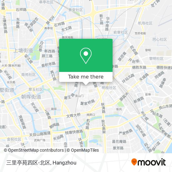 三里亭苑四区-北区 map