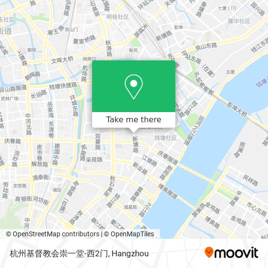 杭州基督教会崇一堂-西2门 map