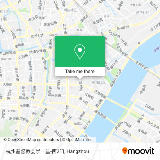 杭州基督教会崇一堂-西2门 map